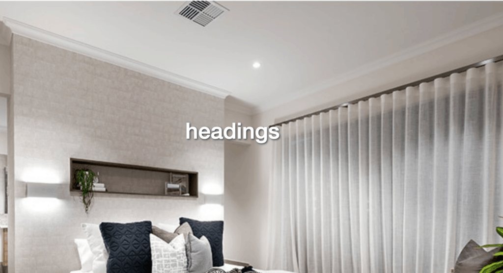 Curtain headings